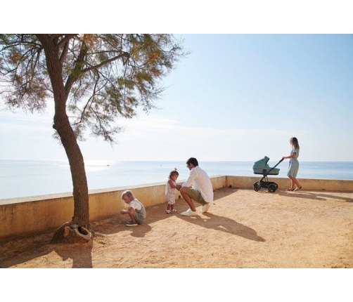 Easywalker Harvey 2 Wózek głęboko-spacerowy (zawiera stelaż, siedzisko z budką i pałąkiem)  Ocean Blue