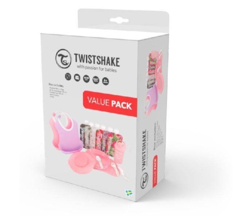 Twistshake Zestaw Zastawa Stołowa Dla Dziecka  Dziewczynka