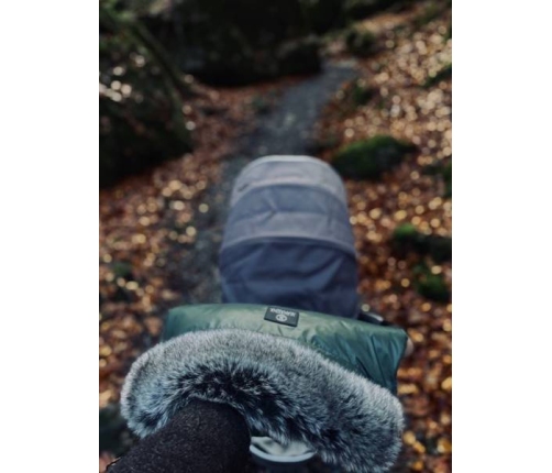 Makaszka Mufka do Wózka Glamour Green