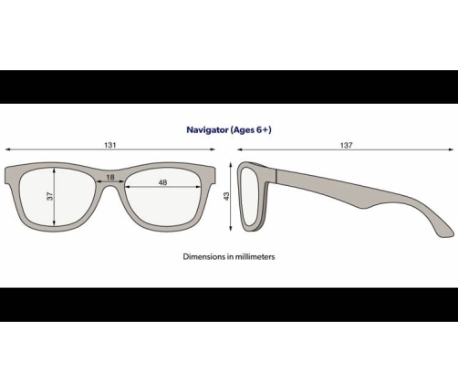 Babiators Navigator O-NAV003-S Smoke Lens Rozmiar 0-2+ Good As Blue
