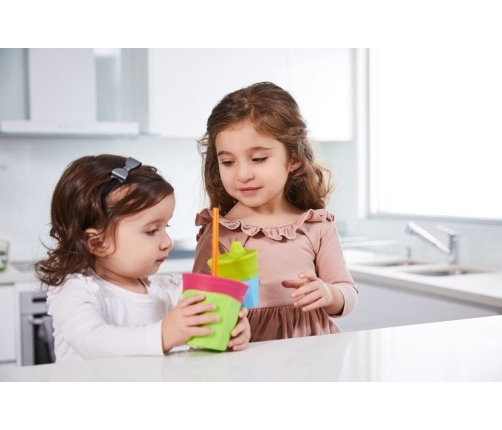 B.Box Nakładki silikonowe na szklankę Strawberry Shake