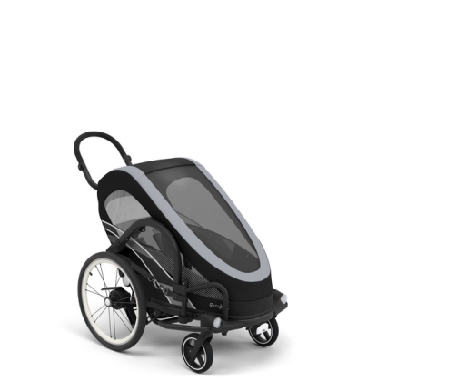 Cybex Zeno Bike All Black Спортивная коляска для бега Лыж - Велосипедный прицеп 4in1