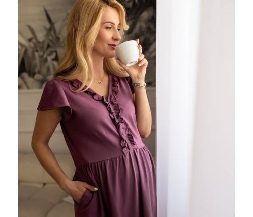 Eevi Linda Koszula Ciążowa Winogronowa Rozmiar M