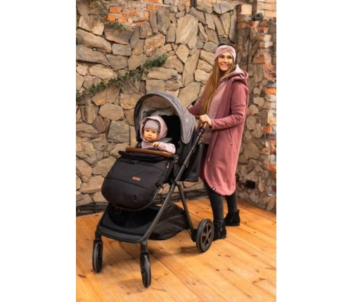 Bērnu ratu guļammaiss Joie Black Signature by Beztroska + mammas soma