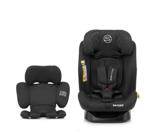 Sesttino SecurePro Fotelik Samochodowy Black 0-36 kg
