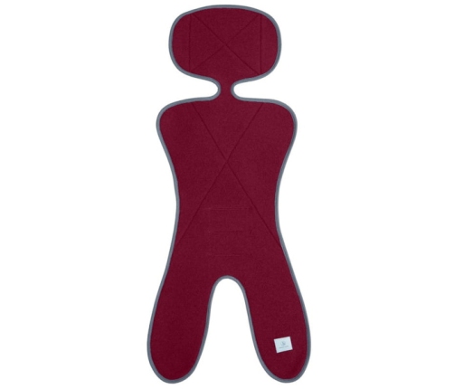 Simple Wool Little Merry 2.0 Wkładka Termoaktywna z Wełny Merino do Fotelika 0-13 kg Bordowa