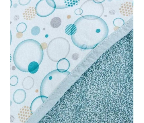 Ceba Baby Ręcznik Dla Niemowlaka 100x100 Printed Line Bubbles