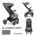 Easywalker Jackey XL Marble Grey Pastaigu rati