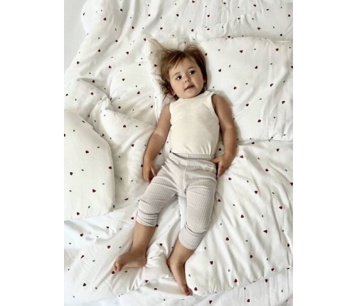 Piapimo Kołderka Dwustronna Bawełnina z Wypełnieniem 100x130cm kolekcja Coccinella Biedronki