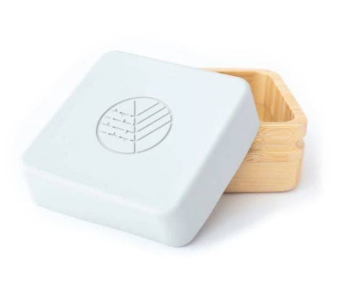 Ecorascals Bambusowe Pojemniki Na Przekąski 2 szt. Szaro-różowy