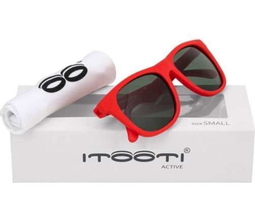 Tootiny Classic Small Okulary Przeciwsłoneczne Czerwone