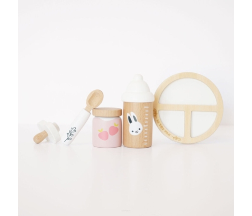 Le Toy Van Drewniany Zestaw do Karmienia Lalek
