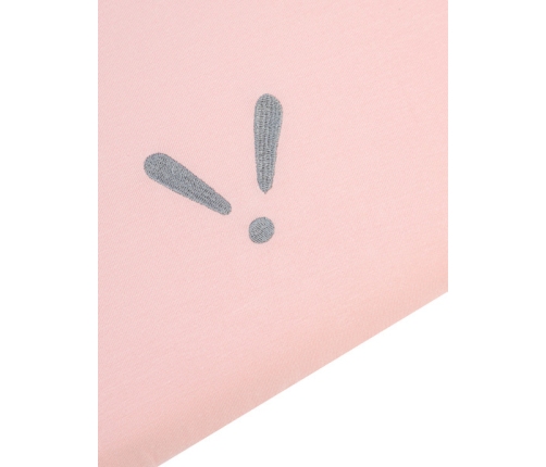 Piapimo SleepSweet Prześcieradło Do Wózka z Haftem 80 x 40 cm Różowe