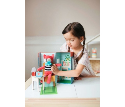 Petit Collage Przytulanka w Pudełku Lisek PTC529