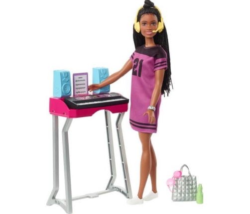 Barbie Big City Lalka + Akcesoria Zestaw GYG38 GYG40