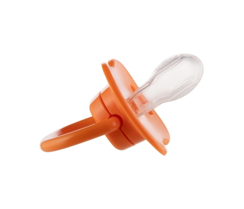 Canpol Babies Cute Animals Silikonowy Smoczek Uspokajający Symetryczny 34/924_ora 0-6msc Pomarańczowy