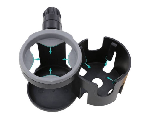 Joybi Podwójny Uchwyt 2w1 na Kubek do Wózka