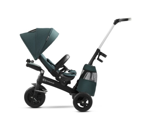 Kinderkraft EASYTWIST - Rowerek trójkołowy Midnight Green