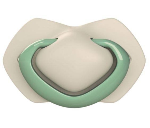 Canpol Babies Symetryczny Smoczek Silikonowy Pure Color  6-18m 2szt. 22/656_bei Beige