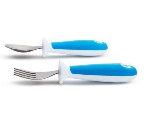 Munchkin Zestaw Upominkowy z Talerzykiem, Sztućcami i Kubkiem Niebieski