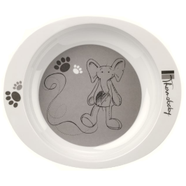 Thermobaby Talerzyk z melaminy Savana / Szary