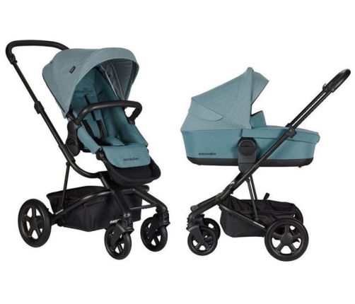 Easywalker Harvey 2 Wózek głęboko-spacerowy (zawiera stelaż, siedzisko z budką i pałąkiem)  Ocean Blue