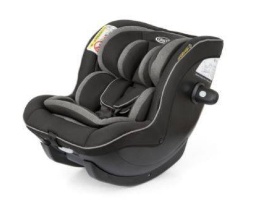 Graco Ascent Black grey Детское автокресло 0-18 кг + Isofamily base
