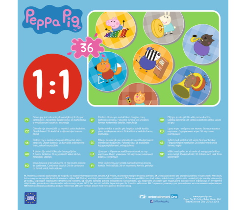 Trefl Memos Gra Dla Dzieci Świnka Peppa 01893