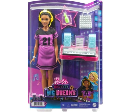 Barbie Big City Lalka + Akcesoria Zestaw GYG38 GYG40