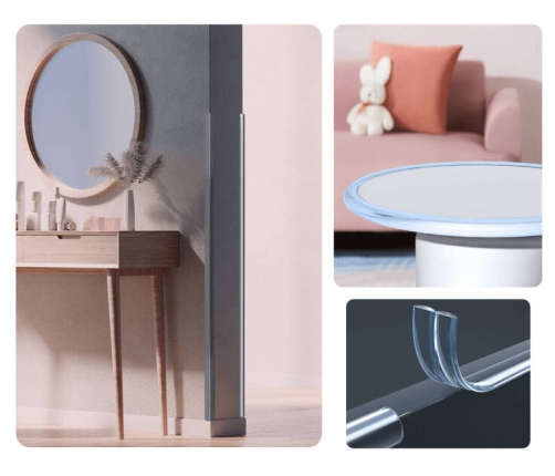 Safe Teddy Przezroczysta Taśma Zabezpieczająca Krawędzie 2m