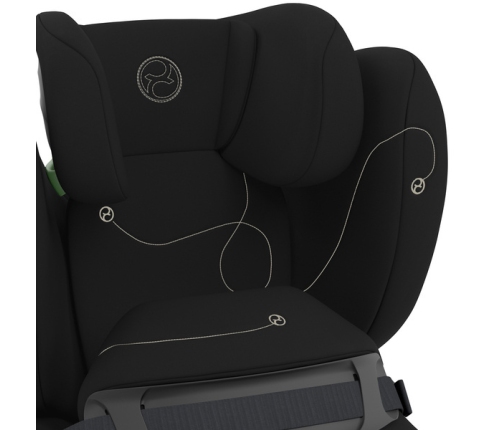 Cybex Pallas G I-Size Moon Black 2023 Bērnu autosēdeklis 9-50 kg + Vasaras pārvalks