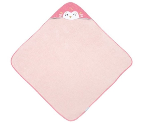 Canpol Babies Okrycie Kąpielowe Dla Niemowląt 100x100cm 26/801 Pink