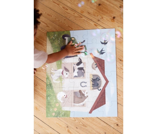 Filibabba Puzzle duże 30 el. Magic Farm