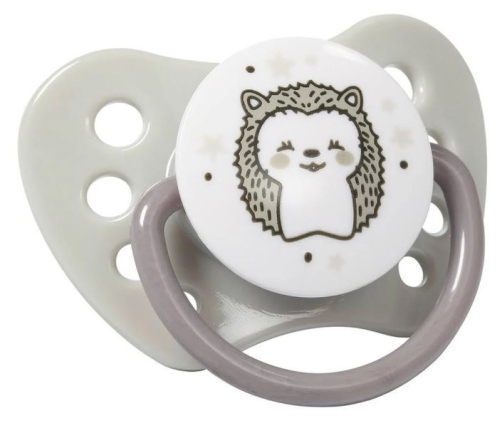 Babyono  Smoczek Anatomiczny Silikonowy 2 Sztuki 6-18 M-cy Natural Nursing 1226/03