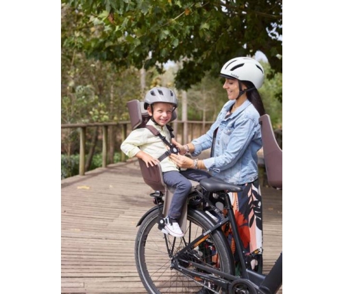 Bobike Fotelik Rowerowy Exclusive Maxi Plus Led 1p Rama Urban Black