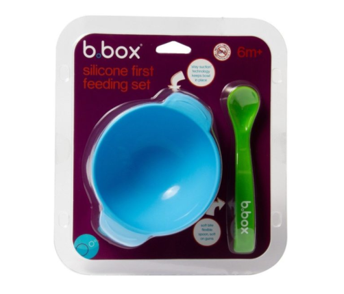 B.Box Silikonowa Miseczka Z Łyżką Ocean Breeze