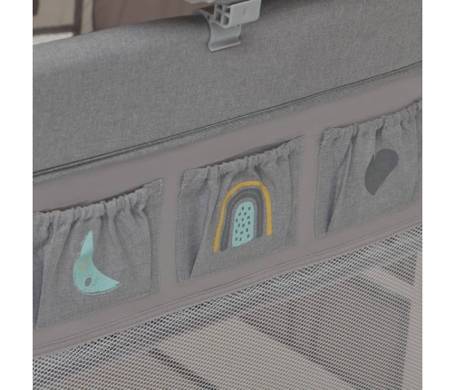 Espiro Dream Łóżeczko Dziecięce z Przewijakiem 108 Pink Smile