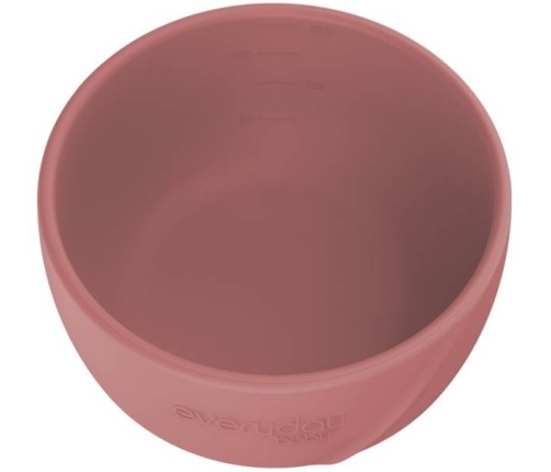 Everyday Baby Miseczka Silikonowa Bez Przyssawki 2 Szt. Ceglany