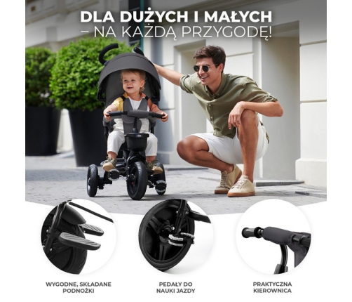 Kinderkraft Aveo Rowerek Trójkołowy Rose Pink