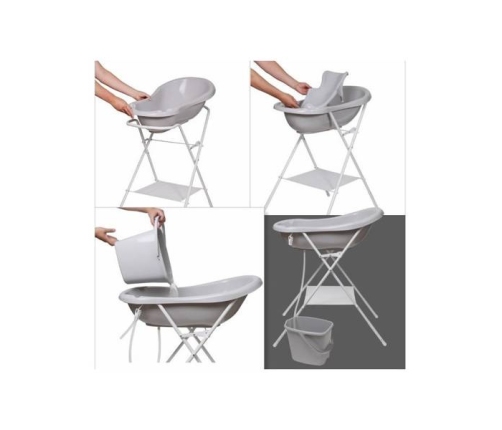 Maltex Lulu Design Stojak Składany Pod Wannę 84 cm z Półką