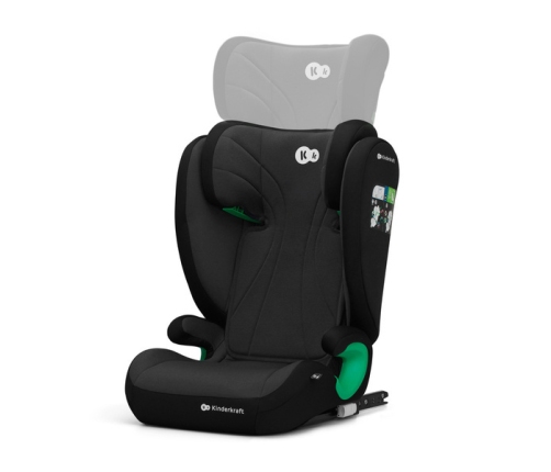 Kinderkraft Junior Fix 2 I-Size Fotelik Samochodowy 15-36kg 100-150cm Graphite Black