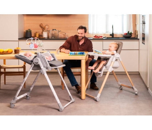 Chicco Polly Armonia Carrara Barošanas krēsliņš