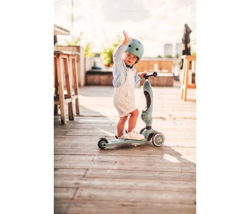 Skrejritenis Bērniem ar sēdekli Scootandride Highwaykick 2in1 Steel