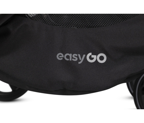 EasyGo Echo Cloudy Gray Dvīņu rati