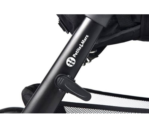Petite&Mars Street + RWS Stelaż Wózka Spacerowego Black