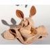 Bibs Cuddle Cloth Kangoroo Pieluszka Przytulanka z Zawieszką Na Smoczek Desert Sand