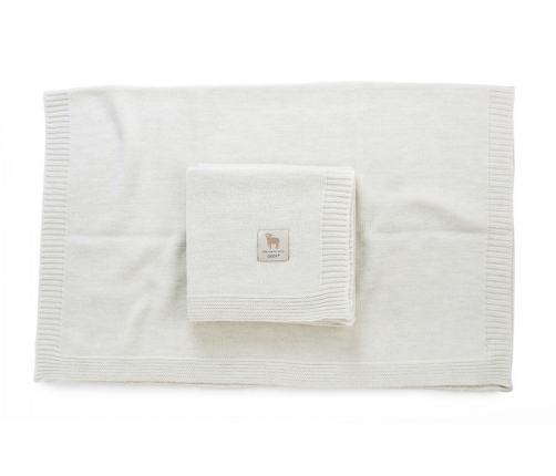 Poofi Kyoto Kocyk Merino Kremowy