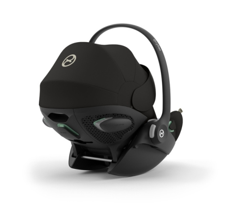Cybex Cloud G I - Size Fotelik Samochodowy Magic Black 0-13kg + Cybex Wkładka letnia Cloud G Line Grey