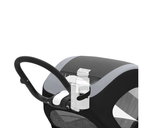 Cybex Zeno Bike All Black Спортивная коляска для бега Лыж - Велосипедный прицеп 4in1