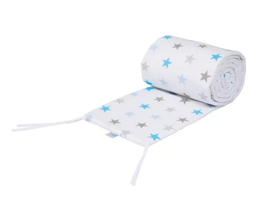 Waldin Wyposażenie do Łóżeczka 7w1 Niebieskie Gwiazdki
